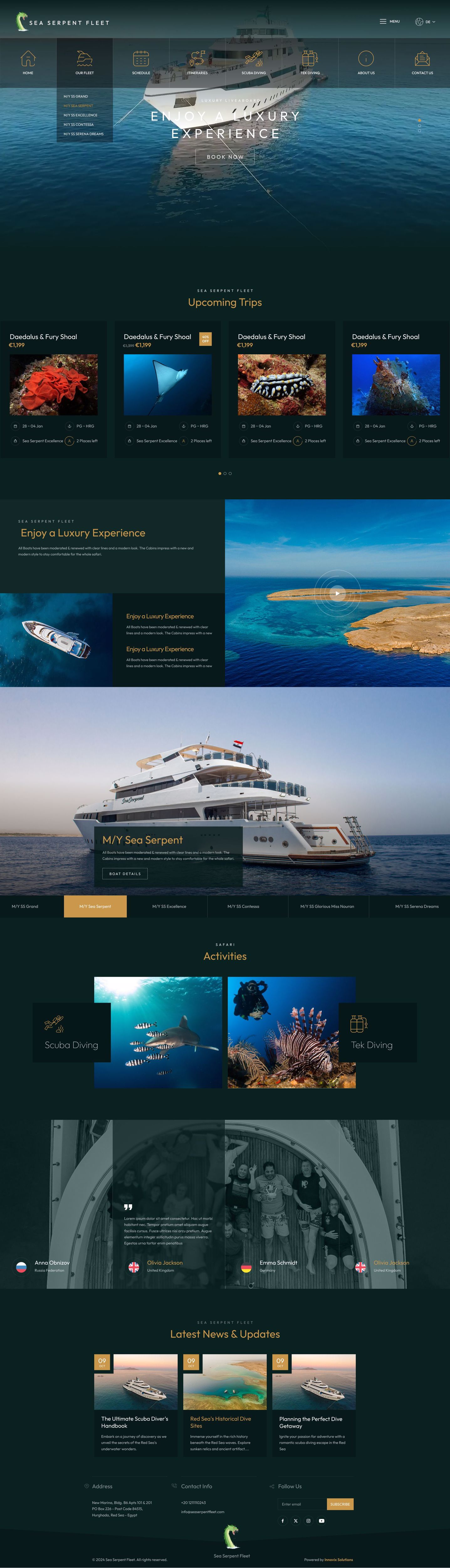 Sea Serpent Fleet Website